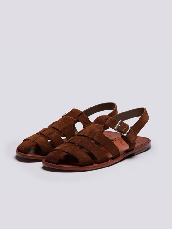 Grenson Other - Grenson Quincy Suede Leather Sandals Men’s 7-8